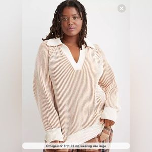 Aerie Sugar Rush Chenille Sweater - Large